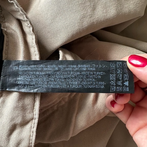 Zara Wide-Leg Cotton Trousers - EUR 32/US 0 - Picture 4 of 5